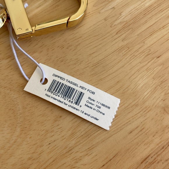 Tory Burch Dipped Tassel Key Fob NWT - Picture 5 of 8